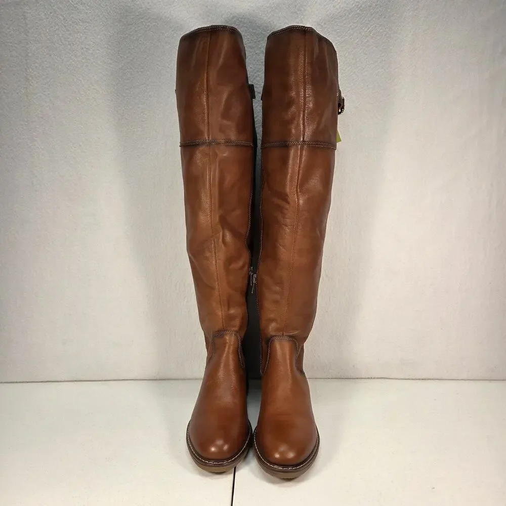 Pikolinos Aldaya Musketeer Riding Tall Boots Cuero Women's Size EU 39 NWOT - Picture 3 of 12